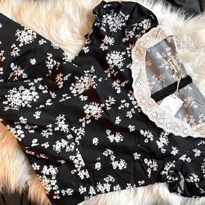 Floral Baby Doll Dress Size Small